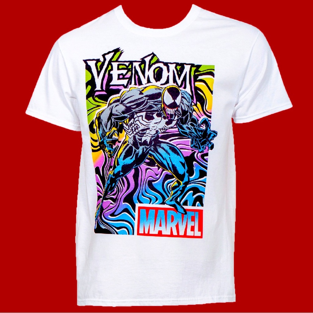 Marvel's Venom Neon Color Stance T-Shirt
